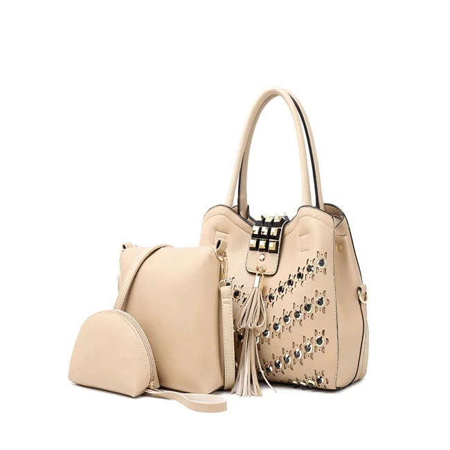 

Leather Women Fashion Messenger Bag Handbags 3 Pieces Handbag Sets