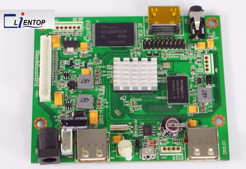 全高清廣告機解碼器和驅動器兩合一 fhd 輸出 pcb 電路板