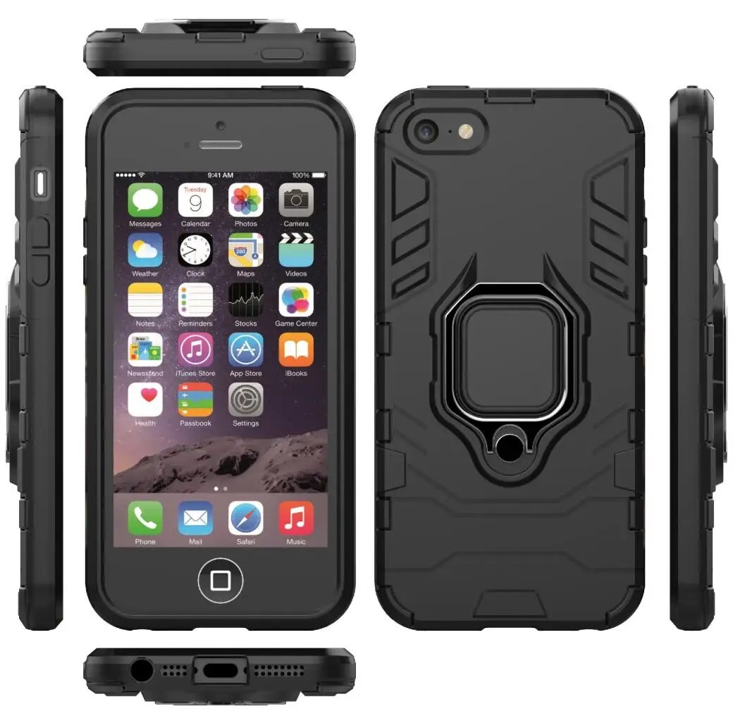 2019 Hot Sell Mobile Phone Case With Built In Kickstand For Iphone XSMAX Iphone XR XS X  5 6 7 8  PLUS