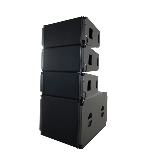 

RK L208 model active line array speaker with dual 8 inch speaker, Black/white