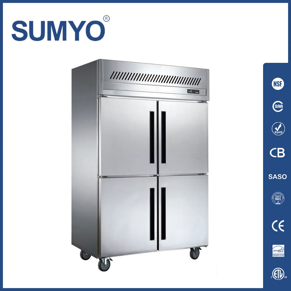 Upright 4 Door Stainless Restaurant Kitchen Refrigerator Freezer Buy