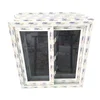 European style right and left sliding pvc window casing
