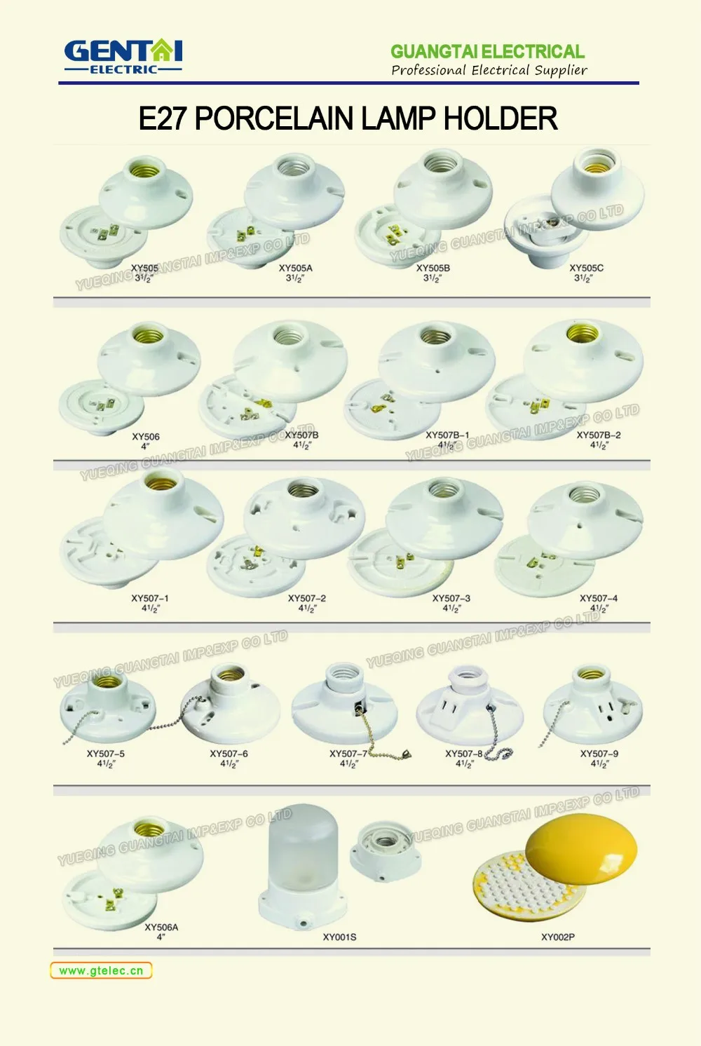 250v E27 Lamp Holder / E27 Porcelain Lamp Socket / E27 Ceramic Lamp
