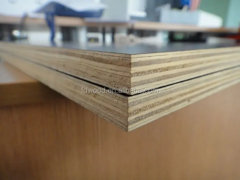 
building materials 18mm black/brown film faced plywood sheet , poplar core cheap film faced plywood formwork 