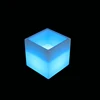 Modern plastic outdoor and indoor led cube display for furniture