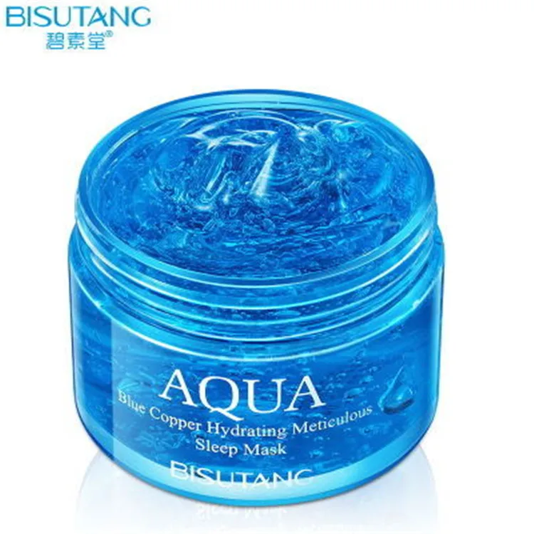 

blue copper peptide ice crystal washable mask korean hydrating cleansing skin deep nourishing skin care products sleep mask