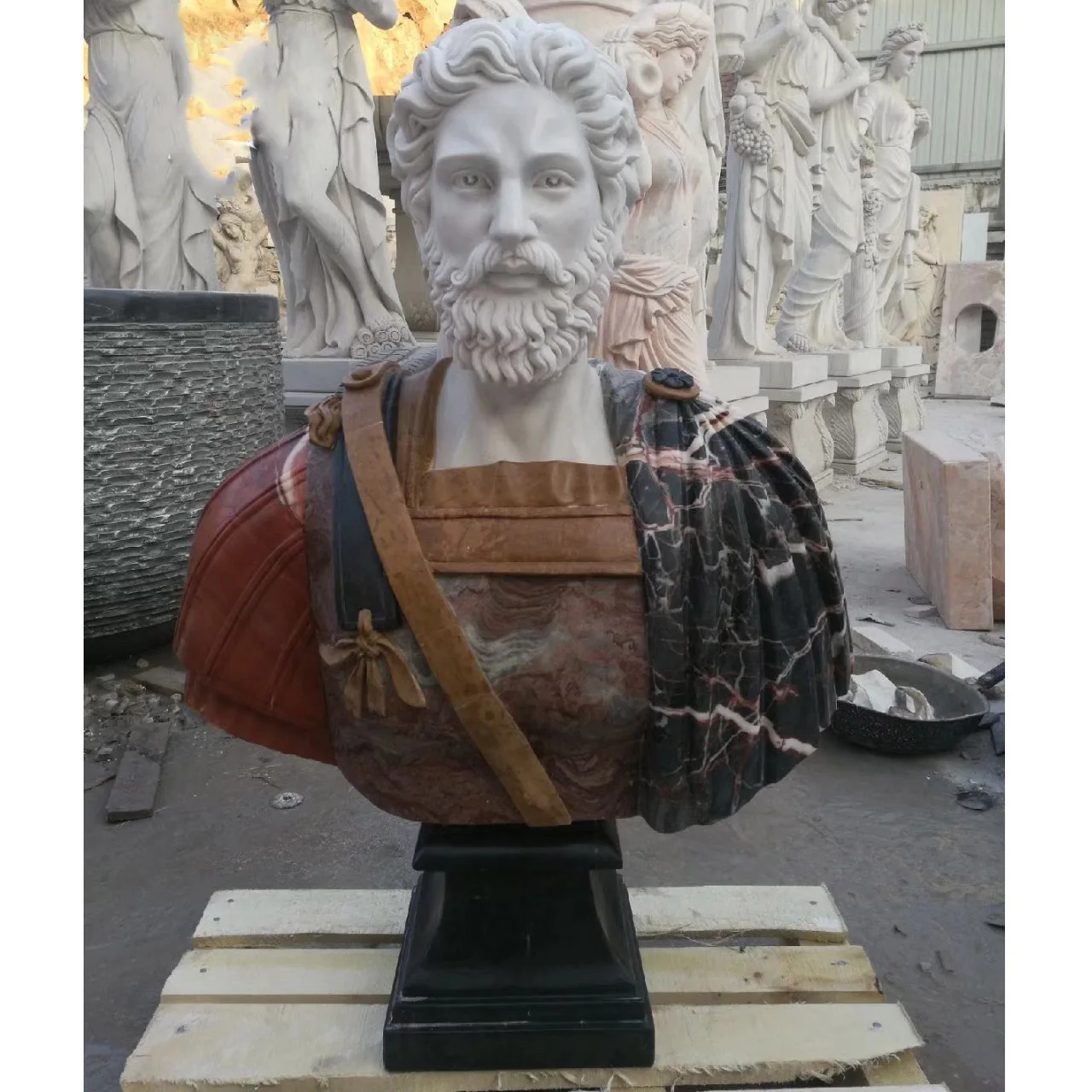 High Quality Factory Price Custom Head Life Size Napoleon Marble Bust