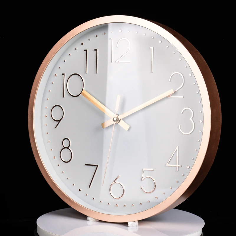 

home decoration plastic digital decorative 3d watch wall clocks, Customized color