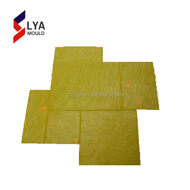 
Polyurethane Rubber Stamp Concrete Patterns Decorative Stamped Mould 