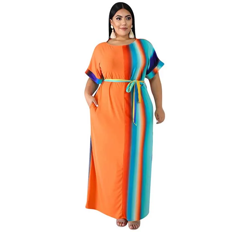 

Latest Design Popular Print Women Clothing Plus Size Dress Skirt, Shown