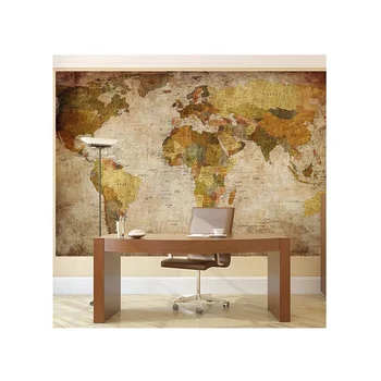 世界地図壁紙壁画リビングルームの装飾用 Buy 高品質リビングルームの壁紙 マップ壁紙壁画 装飾壁画 Product On Alibaba Com