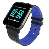 

inida usa free shipping 2019 amazon best seller BT 5.0 blood pressure heart rate fitness sport oem A6 smartwatch smart bracelet