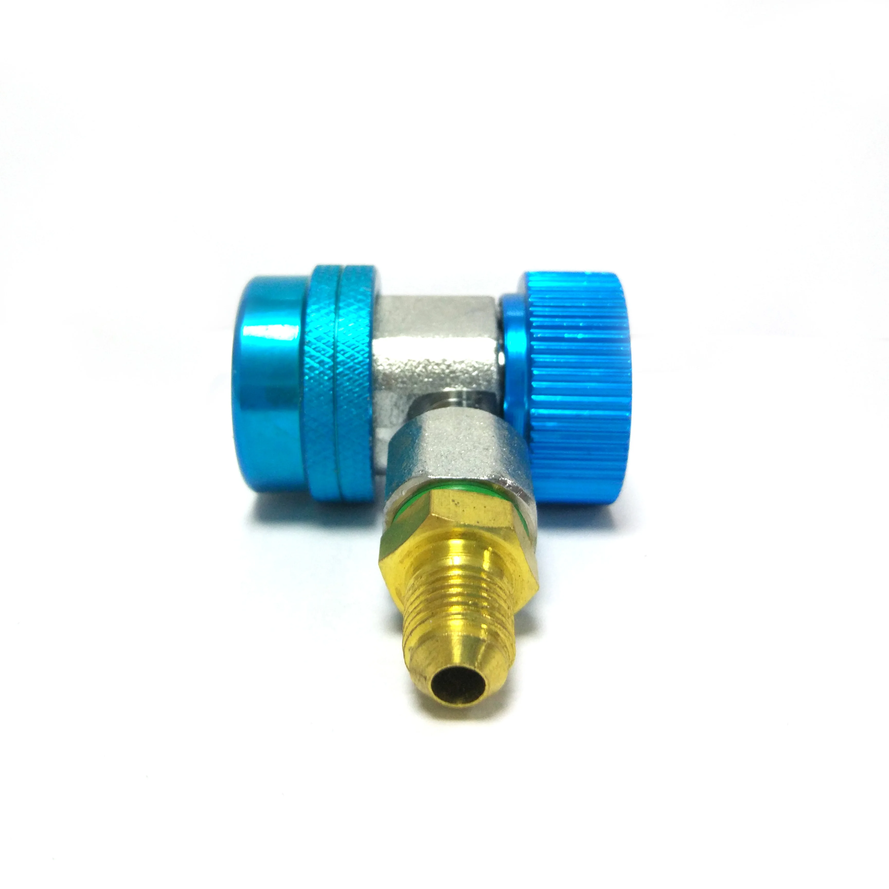 Manual Thread R134a Copper Refrigerant Gas Air Quick Connect Coupler