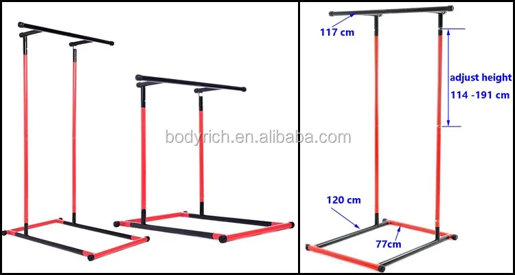 Home Gym Workout Dip Station Pull Up Bar Standing Multi Push Up