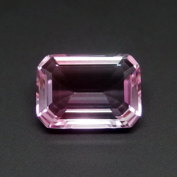 

Lab Created Tourmaline Loose Emerald Cut Glass Stones