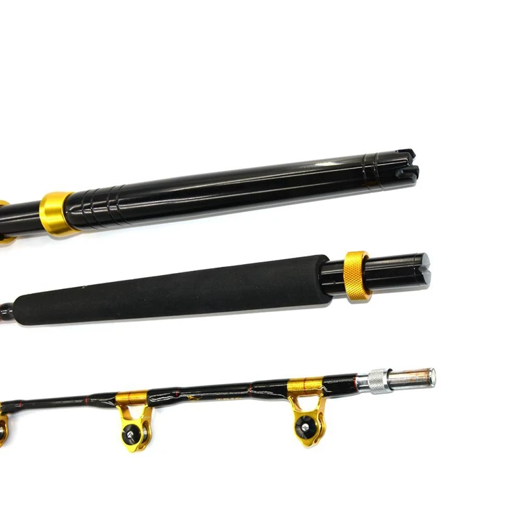 Tk18805 Solid Fiber Tuna Marlin Tenkara Sea Saltwater 1.70m 3080lbs Big Game Boat Trolling Rods