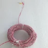 Duplex 3 wires pt100 rtd temperature sensor with BB wires