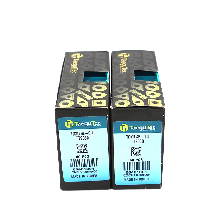 Taegutec insert grooving inserts carbide tool cnc cutting tools TDXU4E