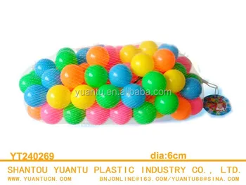 plastic playhouse balls