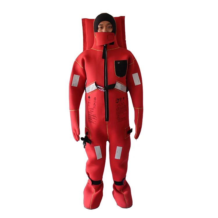 IMPERIAL SOLAS 74/96 Immersion Suit – Adult Red Survival Suit – Made In Mexico