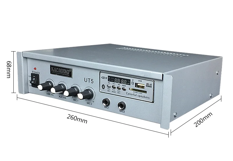 Hệ thống PA Bộ khuếch đại công suất nhỏ 50W với chức năng Bluetooth Control FM