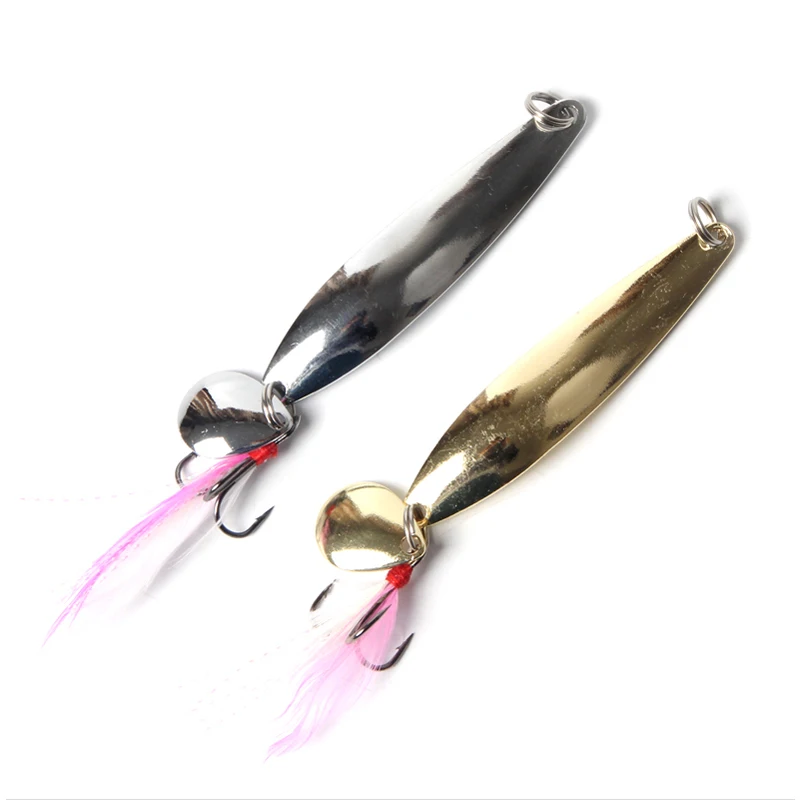 

metal fishing spoon lure, 2 colors