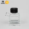 100ml tradition square glass perfume bottle with black cap