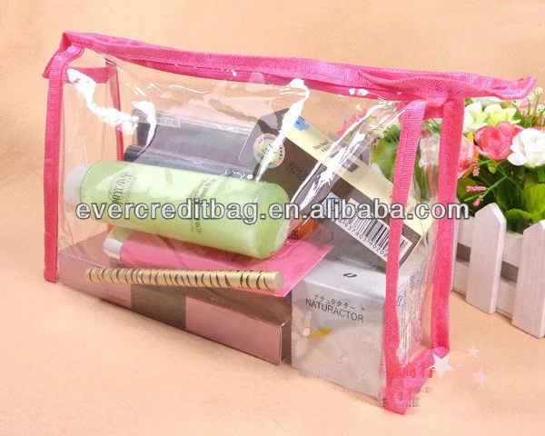 New Hot Transparent PVC Cosmetic Pouch, PVC Toiletry Pouch