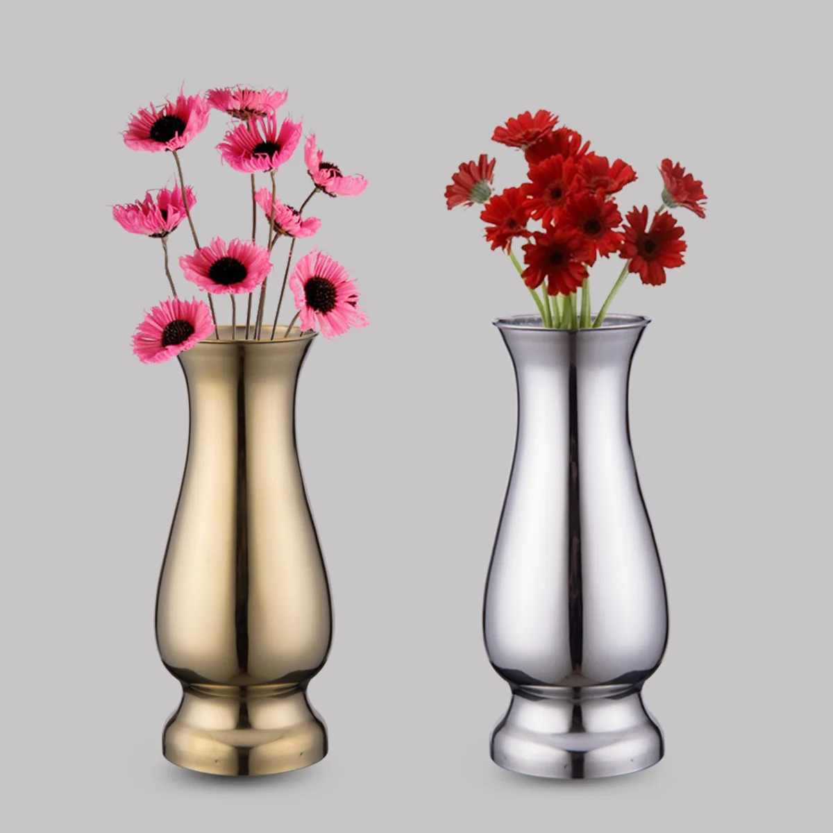 stainless steel flower vase