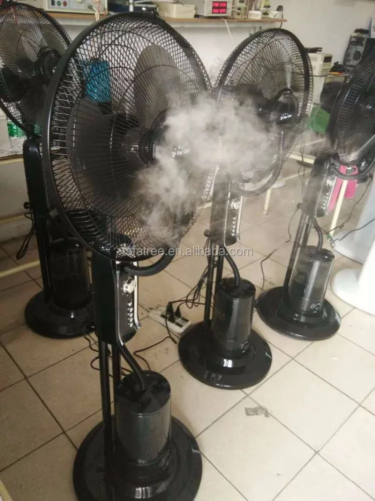 electric fan with humidifier
