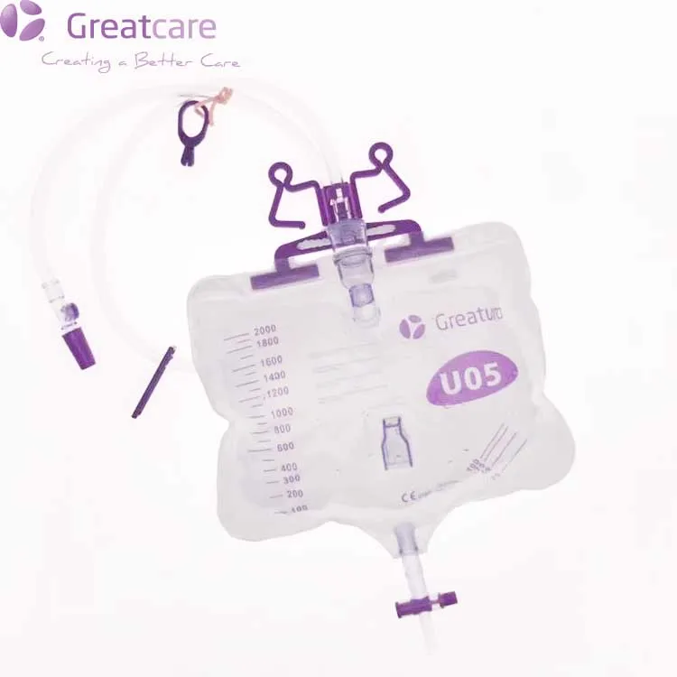 
Greatcare Medical Disposable Plastic Adult urine Drain bag U05 
