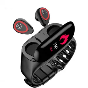 AI Smart Watch Heart Rate Monitor Earphones