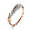 Custom fancy new model 18k gold copper bangles and bracelets gold jewelry for women