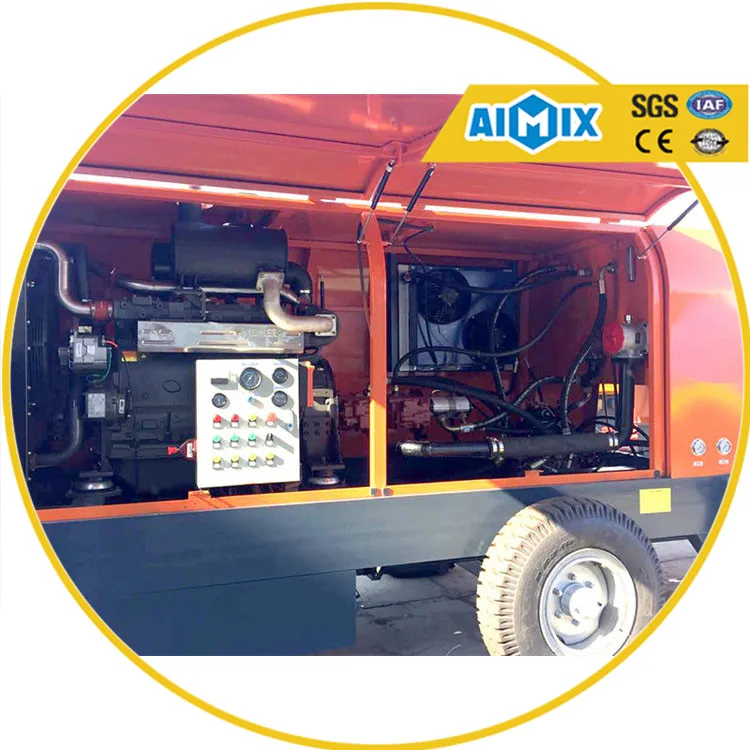  Diesel Engine 80m3/h concrete pumping equipment