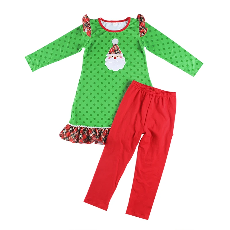 Online Shopping China Clothes Girls Wholesale Kids Fall Outfits Baby Santa Claus Boutique ...
