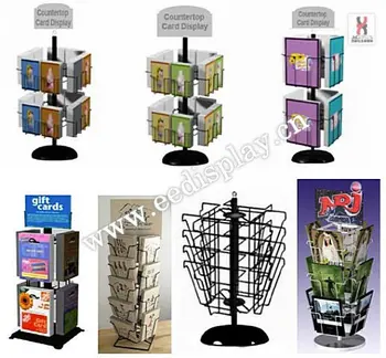 Tabletop Card Spinner Display Rack Countertop Greeting Card