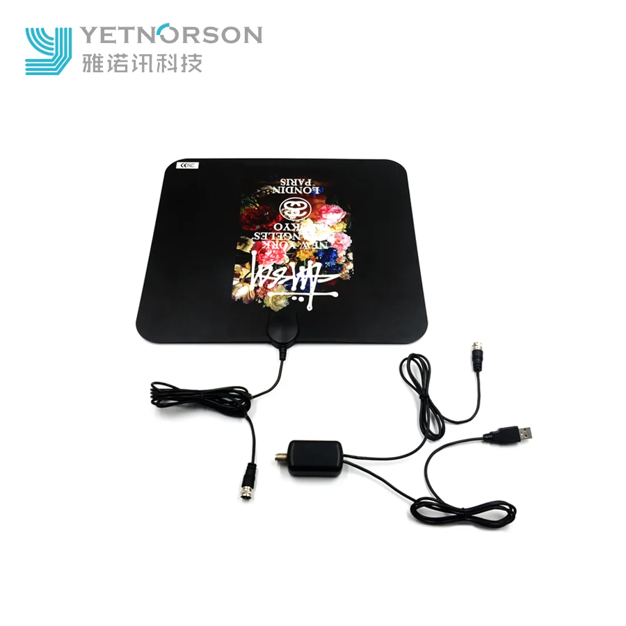 

2018 Trending product high gain uhf digital hdtv indoor tv antenna, Black