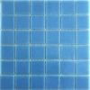 fashion and cheap price hot melt glass mosaic tile pool blue with dot pattern