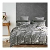 Comfortable durable easy care bedding set 100% organic cotton king quilt set