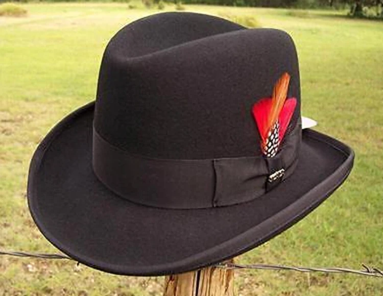 100% Australian Wool Felt Godfather Hat 