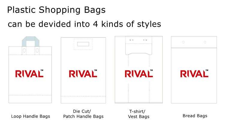 die cut shopping bag