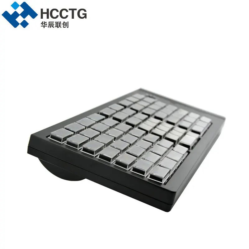 High Quality Membrane 66 Keys Mini POS Programmable Keyboard with Card Reader KB66M