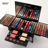 

Ready To Ship Miss Rose 190 colors Piano style big Makeup Palette set