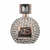 

fashion perfume bottle rhinestone brooch