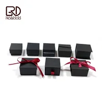 

Accept custom logo paper jewelry ring box, ring gift box