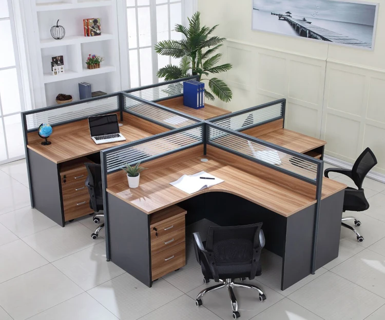 Factory Price 6 Seater Office Desk Workstation Cubicles Office Workstation Cubicle For 6 Person