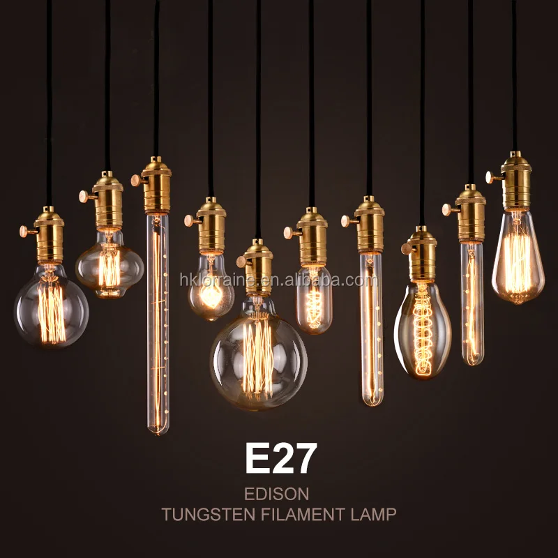 Retro Lamp E27 Vintage Filament Light 220V Incandescent Bulb Spiral Fairy Light LED Edison Bulb Lampada Ampoule Bombillas