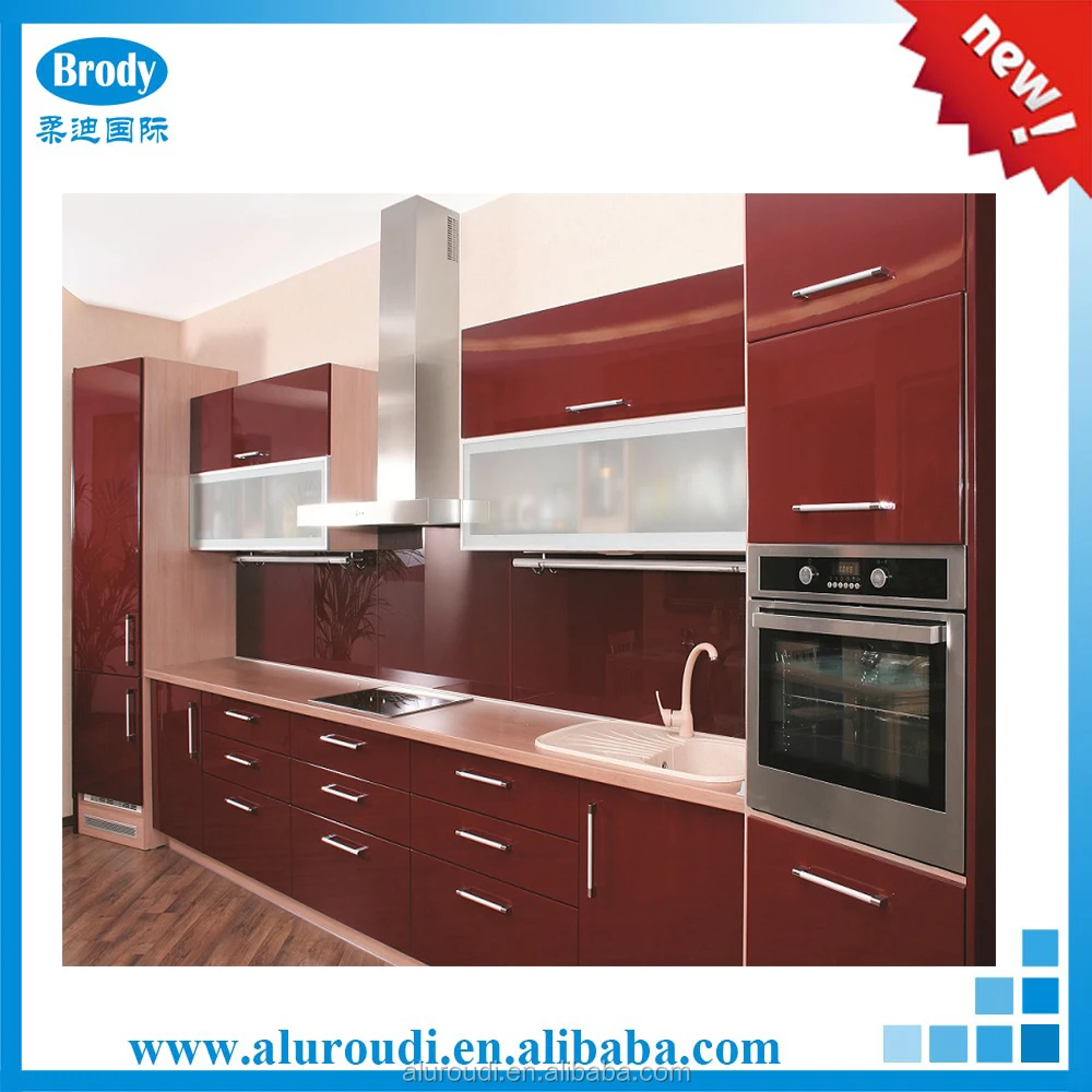 High Gloss Acrylic Kitchen Cabinet Doors Trekkerboy