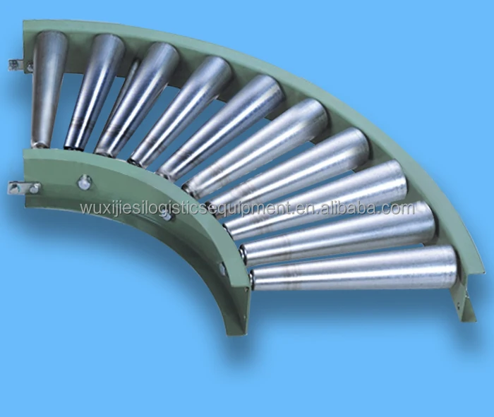 90 Degree Turning Roller Conveyor Taper Roller Conveyor Buy Carton
