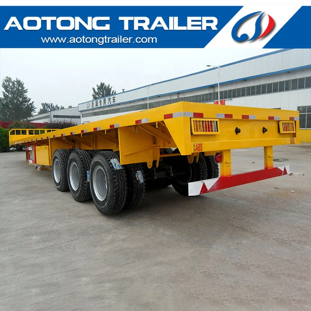 40ft Trailer Flatbed Semi Flatbed Trailer Bulkhead 40ft Front Wall